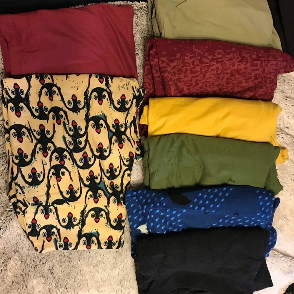 Lot of lularoe tall & curvy leggings